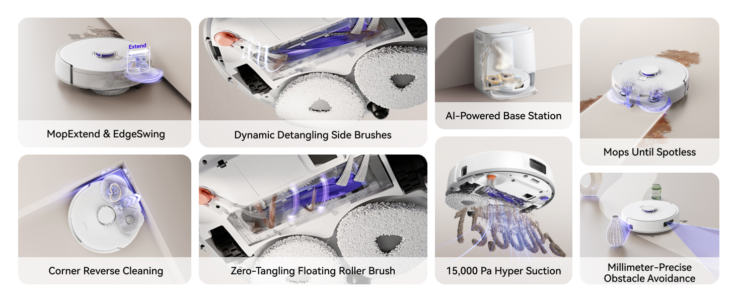 Advanced Features for Freo Z10 Robot Vacuum and mop