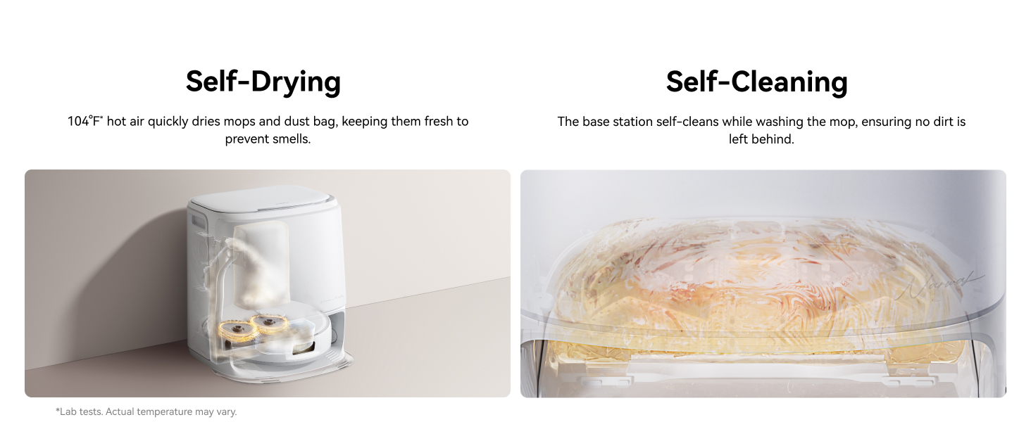 Hands-Free Robot Mop: Auto-Dry & Self-Dispensing