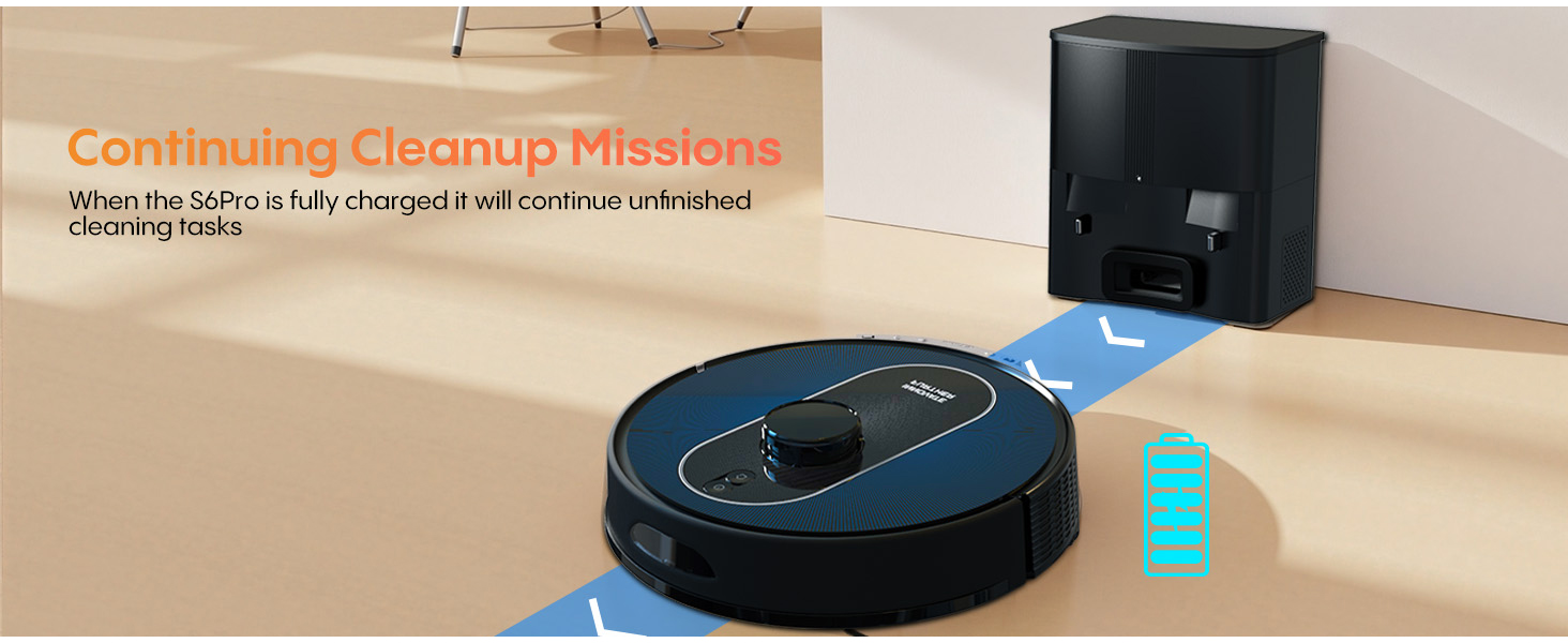 self emptying robot vacuum and mop