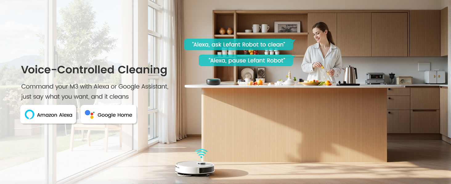 Voice-Controlled Cleaning