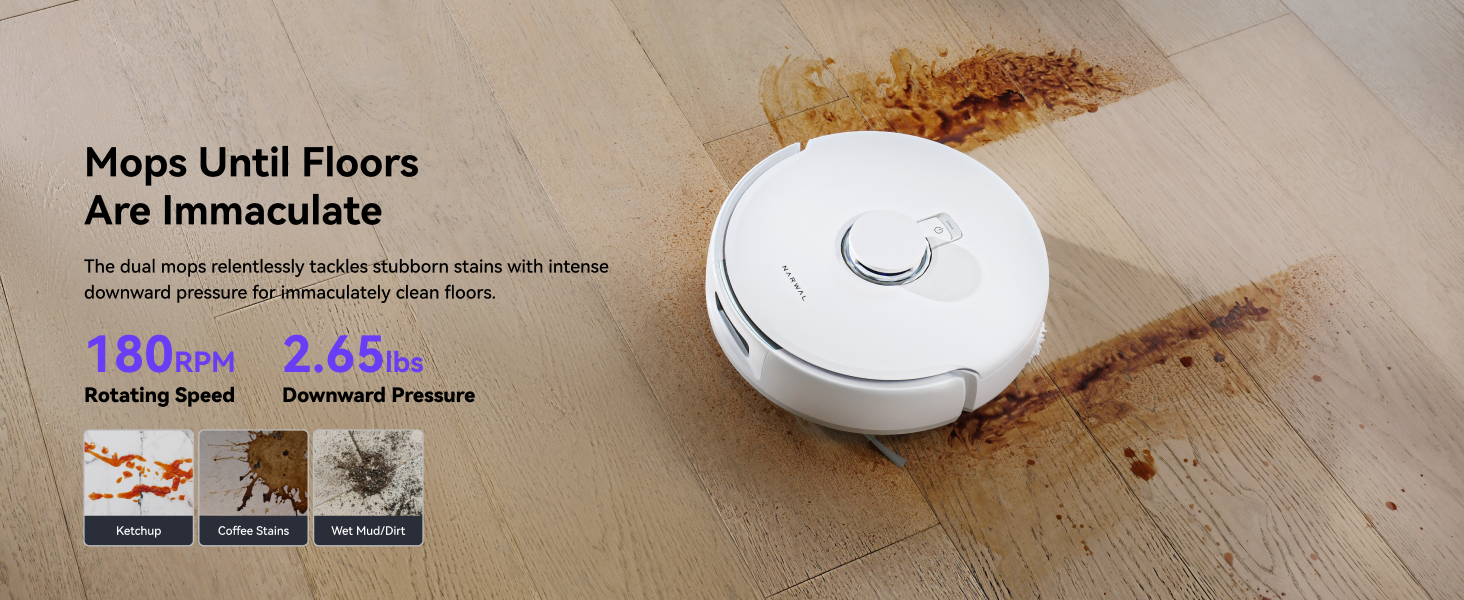 Mops Until Floors Are Immaculate with vacuum mop robot