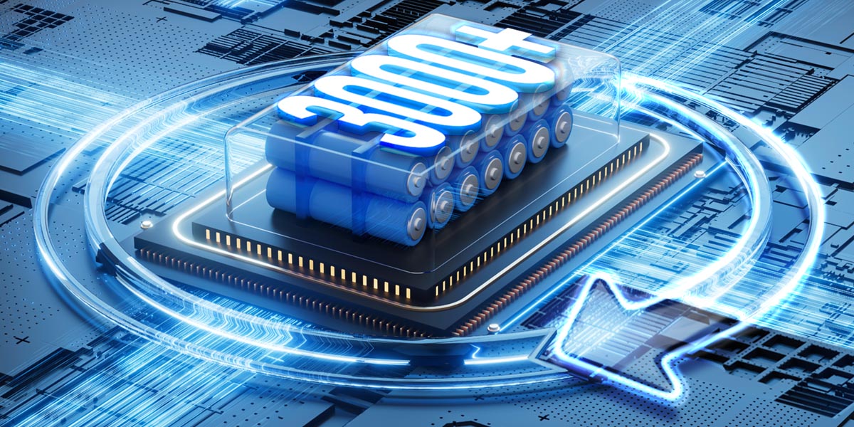 LiFePO4 Akku für mehr Ladeleistung und ein langes Produktleben Langlebiger LiFePO4-Akku mit mehr als 3000 Ladezyklen