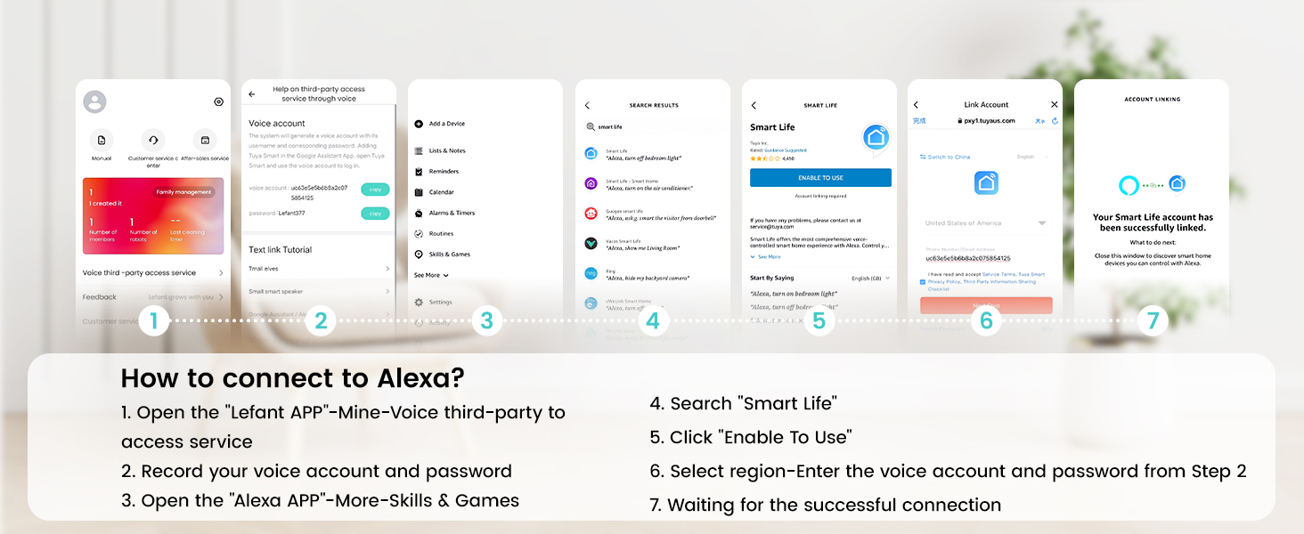 Connect to Alexa