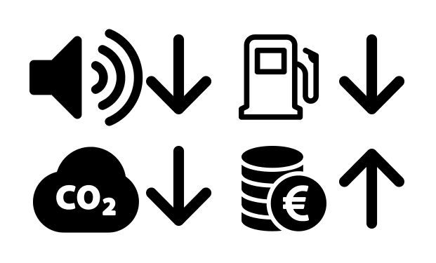 The Eco mode makes it even cleaner and cheaper